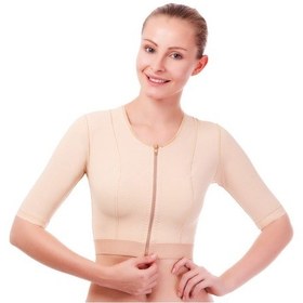 Resim Fermuarli Göğüs Kol Sirt Korse Liposuction Korse Variteks 230 
