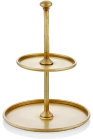 Resim Mia PASTA SUNUM 2 KATLI MAT GOLD MİNİ 