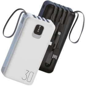 Resim Divex 30.000 Mah Kablolu Powerbank 