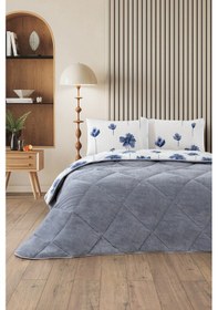 Resim Nordelle Tek Kişilik Wellsoft Yorgan Uyku Seti Gri Mavi 