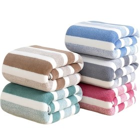 Resim Ultra Emici Hızlı Kuruyan Havlu - Hafif & Taşınabilir Ev, Seyahat, Havuz ve Dış Maceralar İçin, Makinede Yıkanabilir 
