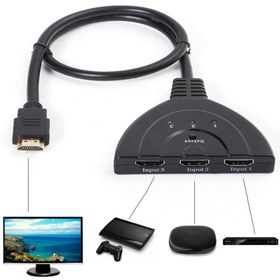 Resim 3 Port Kablolu Hdmi Switch Çoklayıcı Çoğaltıcı Splitter 