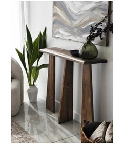 Resim Ela Wood Working Cleopatra Masif Ağaç Dresuar 100cm Ceviz 