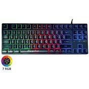 Resim Piranha Piranha 2350 Rgb Oyuncu Klavyesi Usb Bağlantılı Ambiyans 