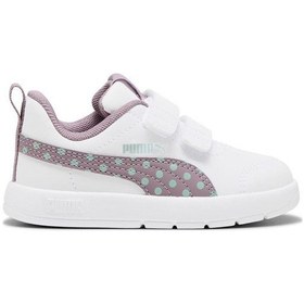 Resim Puma Courtflex V3 Dotty V Inf Çocuk Günlük Ayakkabı 398759-06 Beyaz 