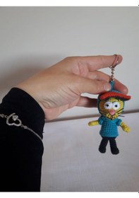 Resim Amigurumi Kral Şakir Anahtarlıklar 