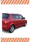 Resim Skoda Fabia Hb 2009-2014 Modellerine Özel 4'lü Mügen Tip Cam Rüzgarlığı 