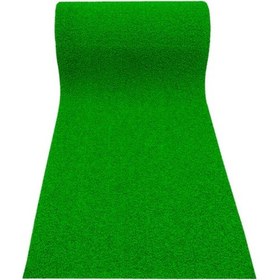 Resim 1,2x7 Yeşil Kıvırcık Halı Paspas Yolluk Kaymaz Kaydırmaz 14 Mm Bzözm7 
