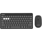 Resim Everest Lumi KM-BT903 3in1 3 BT + 2.4 1600dpi Ultra İnce Q 4 Cihaz Bağlantılı Klavye ve Mouse Set Gr 