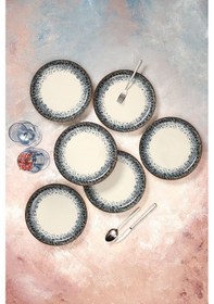 Resim Porland Re-gen Ontario Düz Pasta Tabak Seti 6'lı 21cm 