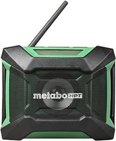Resim Metabo HPT 18V MultiVolt™ Kablosuz Bluetooth Radyo | Sadece Alet - Pilsiz | 18 Saat Çalışma Süresi | AM/FM | 9 Ön Ayarlı | AC Adaptörü Dahil | Ömür Boyu Alet Garantisi | UR18DAQ4 