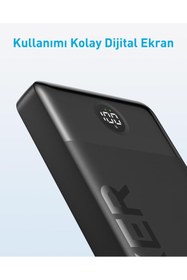 Resim Anker 326 20000 Mah Taşınabilir Hızlı Şarj Cihazı - Usb-c - 15w 2 Çıkışlı Powerbank - Siyah 