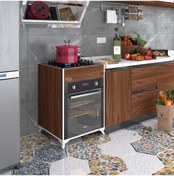 Resim Kenzlife Ankastre Modülü Kabini Hafniyum Cvz Fırın Ocak Dolabı Ayaklı Üstten 