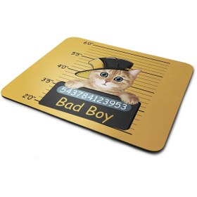 Resim WuW Kötü Çocuk Kedi Dikdörtgen Mouse Pad 