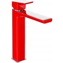 Resim Eca Tıera Yüksek Tip Lavabo Bataryası (Kırmızı) 