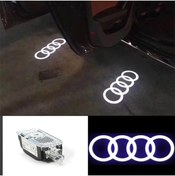 Resim GJOB Audi A5 Sportback 2020 Uyumlu Kapı Altı Led Logo Tek Kapı 1 Adet 