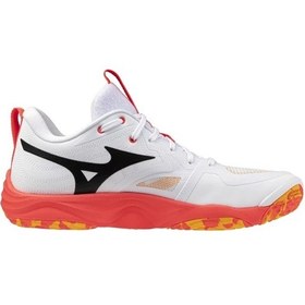 Resim Mizuno Wave Momentum Elite Unisex Voleybol Ayakkabısı Beyaz Çok Renkli 