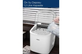 Resim Uray Home Robo Buz Makinesi (15 kg Kapasiteli) 