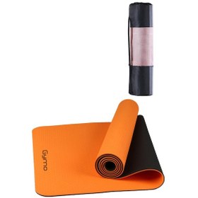 Resim Gymo Ekolojik 6Mm Tpe Yoga Matı Pilates Minderi Turuncu 