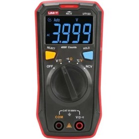 Resim Uni-T UT123 Cep Tipi Dijital LED Ekranlı Multimetre 
