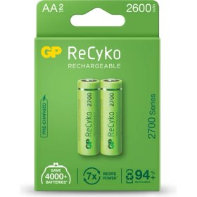 Resim Gp 2600Mah Recyko Ni-Mh Şarj Edilebilir (2Li) 
