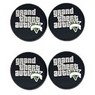 Resim Cafele PS4 - PS5 - Xbox One X/S - Series X - Series S Analog Koruyucu Silikon Pad GTA V Gri 