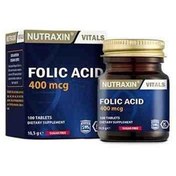 Resim Nutraxin folic acid 400 mcg 100 tablet 