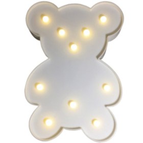 Resim LEDREYON Ayıcık Tasarımlı Ledli Masa Gece Lambası Led Lamba Led Işık 