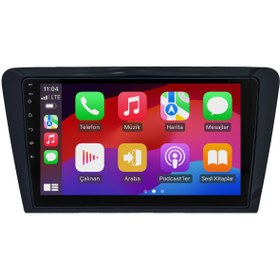 Resim Carvocal Skoda Rapid (2014-2018) Android 14 Multimedya - 2 GB Ram - 32 GB Hafıza - Carplay CRV4487XP 