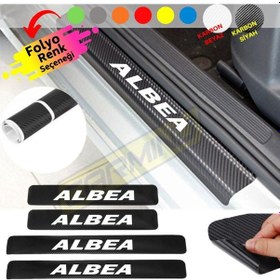 Resim Fiat Albea Kapı Eşiği Sticker (4 Adet) New 