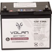 Resim Volan Battery 12 Volt 33 Ah (Amper) Engelli Aracı Aküsü (Ücretsiz Kargo) 