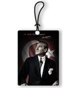 Resim Atatürk 2 Ahşap Oto Dikiz Ayna Süsü 
