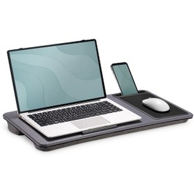 Resim Minderli Laptop Sehpası 17ınç Max Notebook, Tablet Ve Telefon Böl 