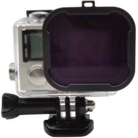 Resim Profisher Aksiyon Kameraları Renkli Sualtı Dalış Filtresi Mor 
