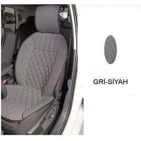 Resim Point Alfa Romeo Spider Sedan Oto Gri Ön İki Koltuk Minderi 