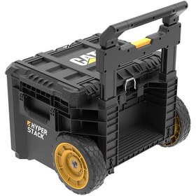 Resim CAT DA41004 HYPER STACK 60 Litre Ağır Hizmet Tipi Tekerlekli Kilitli Takım Çantası 