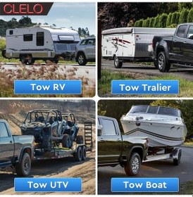 Resim Dashanshop Clelo 7 Yollu Treyler Soketi 8ft Pvc Kablo Rv Cim Biçme Treyler Bağlantı Kablosu 