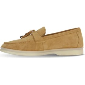 Resim Bueno Shoes Camel Süet Kadın Günlük Ayakkabı 05WS101 05WS101 