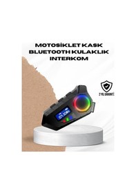 Resim Bluetooth 5.4 İnterkom Ip65 Toz Su Geçirmez Led Göstergeli 