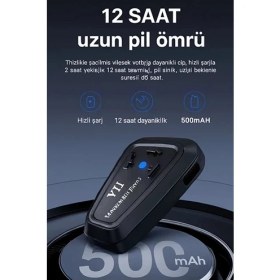 Resim Mena Rise Y11 Bluetooth Kulaklık Mikrofonlu Motosiklet Kulaklığı Intercom Bt 5.3 - Lisinya 