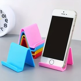 Resim 1 adet Ayarlanabilir Çok Açı Telefon Standı - Kolay Kurulum, Taşınabilir PVC Masaüstü Tutucu, En İyi Görüntüleme Deneyimi İçin, Ev ve Ofis Kullanımı İçin İdeal, Görüntüleme Aksesuarı | Evrensel Telefon Tutucu | Esnek Görüntüleme Açısı 