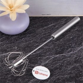 Resim Pazariz Tohana Paslanmaz Çelik Basmalı Çırpıcı 35 cm 