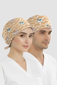 Resim ÇİZGİ MEDİKAL Uykucu Minikler Desenli Bone (Cotton Likra Kumaş) 