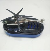 Resim Elmpaly 1 Adet Güneş Enerjili Dönen Helikopter Okyanus Kokulu Araç Parfümü Dekorasyonu 