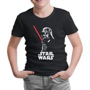 Resim Darth Vader Smoking Siyah Çocuk Tshirt 