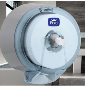 Resim Rova Mini Point İçten Çekmeli Wc Kağıdı Dispenseri Şeffaf 