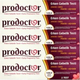 Resim Prodoctor Erken Gebelik Test 5 Adet 