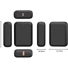 Resim Acl 22,5W Hızlı Şarj Özellikli 10.000 Mah Mini Powerbank Cep Boyutu Güç Bankası Pw-78 