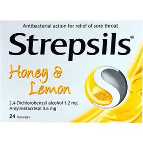 Resim Strepsils Bal Limon 24 Pastil 