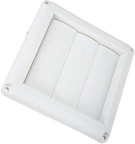 Resim PRETYZOOM Klima Havalandırma Kapağı Dış Mekan Plastik Panjurlu Kurutma Makinesi Havalandırma 150mm Çap 